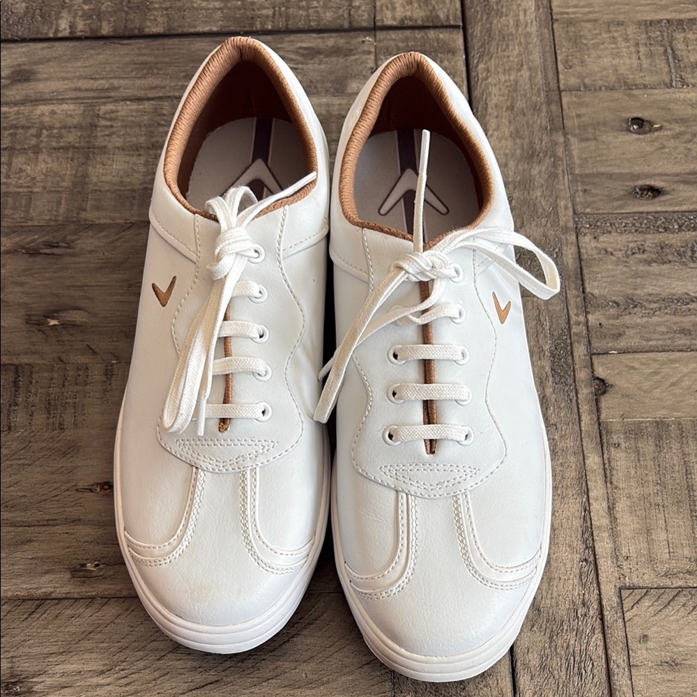 Callaway White Athletic Shoes Minimalist Design